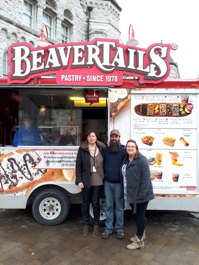 “Anne Gauthier (Resolve), Nick Jackson (Beavertails) and Sue Silva (Resolve)