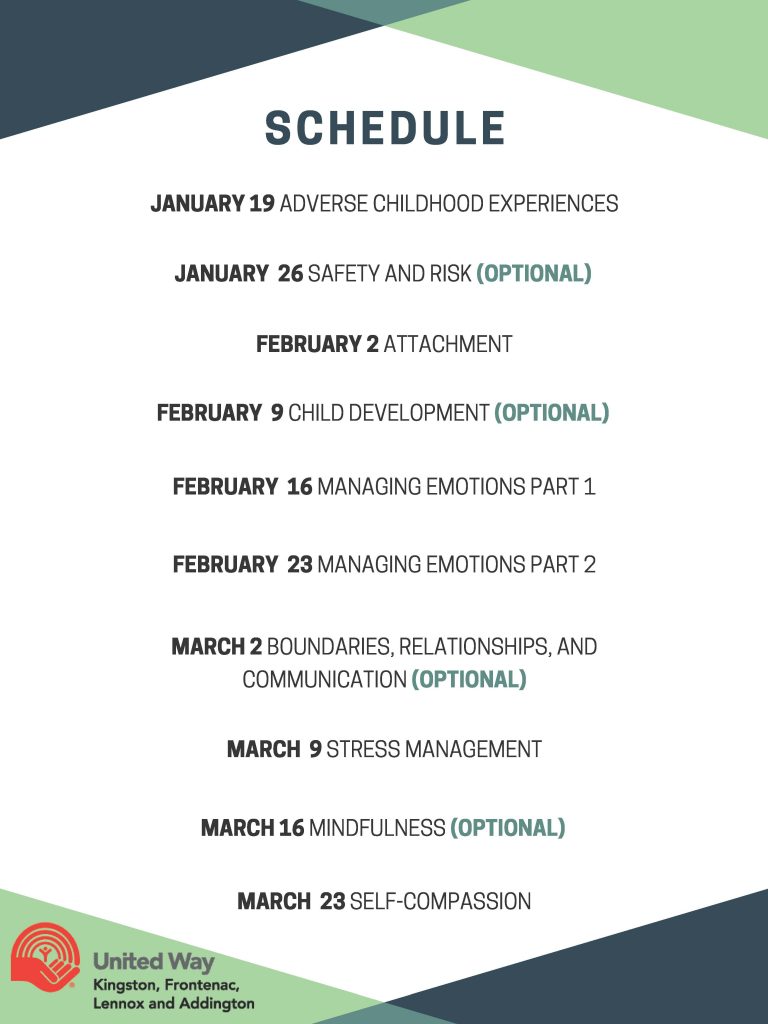 Adverse childhood experiences (aces) virtual learning group FREE 10-week program