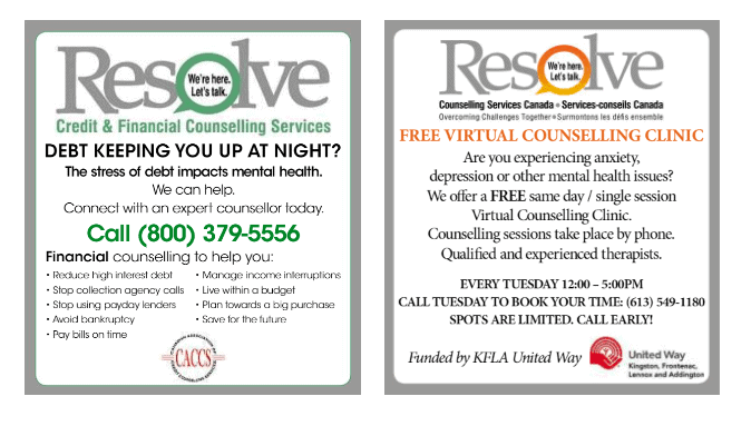 Resolve Counselling and Community Services, Resolve Credit & Financial Counselling Services